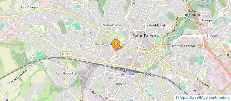 localisation de l'entreprise VULCAIN HOLDING à SAINT-BRIEUC