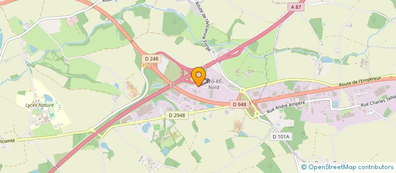 localisation de l'entreprise VULCAIN INVEST à LA ROCHE-SUR-YON