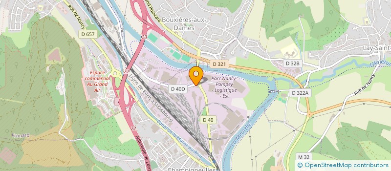 localisation de l'entreprise VULCAIN SECURITE INCENDIE à CHAMPIGNEULLES