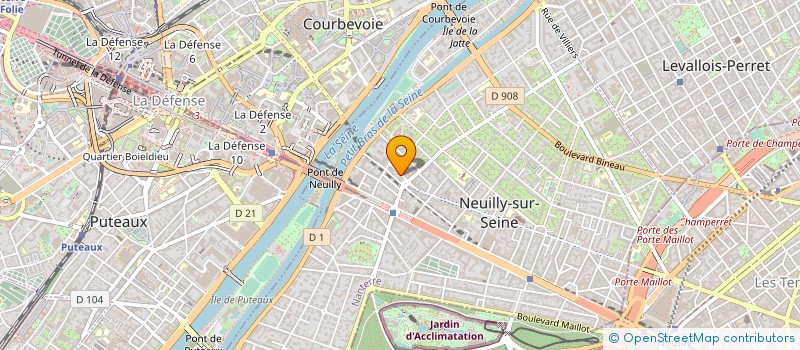 localisation de l'entreprise VULCAIN SERVICES à NEUILLY-SUR-SEINE