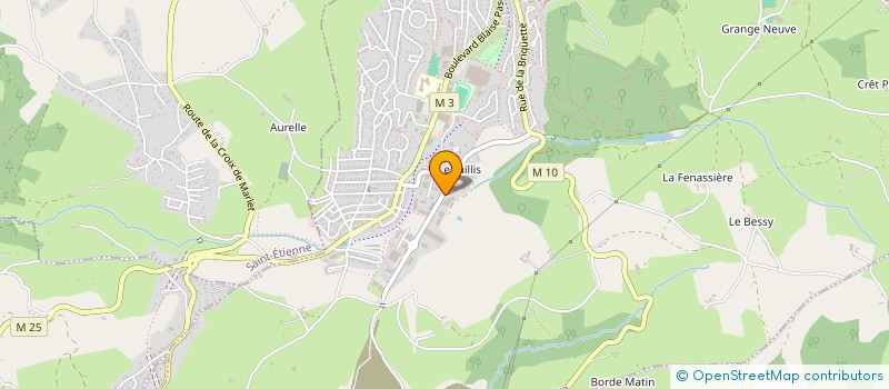 localisation de l'entreprise VULCAMAT à ROCHE-LA-MOLIERE