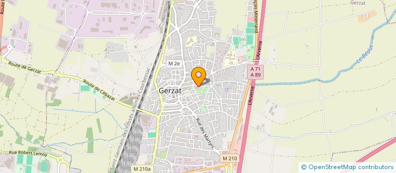 localisation de l'entreprise VULCAN SPORTS EVASION  GERZAT