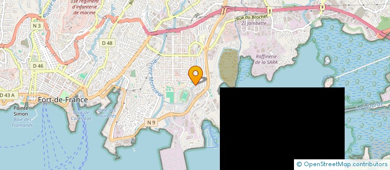 localisation de l'entreprise VULCANO 62  FORT-DE-FRANCE