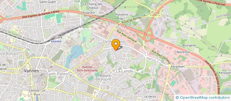 localisation de l'entreprise VULCANO  VANNES