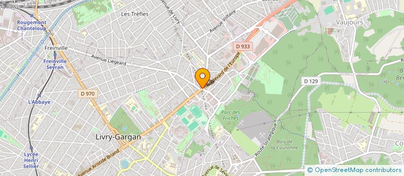 localisation de l'entreprise VULCANO PIZZA à LIVRY-GARGAN