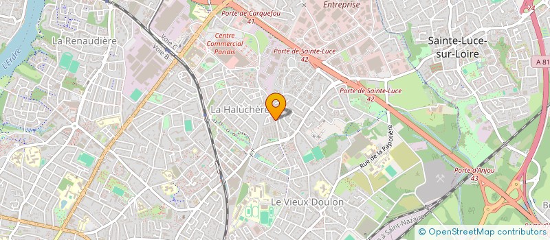 localisation de l'entreprise VULCAO  NANTES