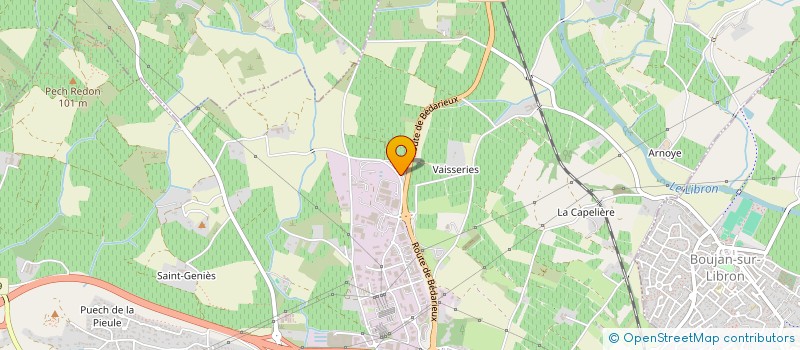 localisation de l'entreprise VULCAPRINT à BEZIERS
