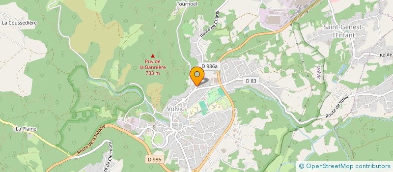 localisation de l'entreprise VULCAR  VOLVIC