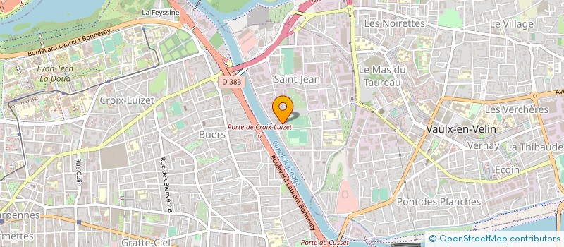 localisation de l'entreprise VULCAVITE  VILLEURBANNE