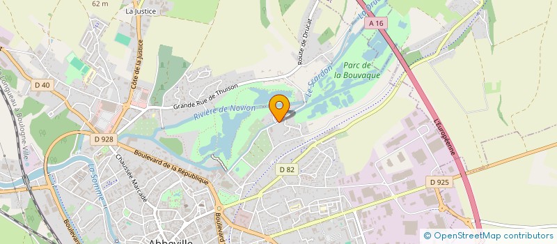 localisation de l'entreprise VULFRAN-MORET à ABBEVILLE