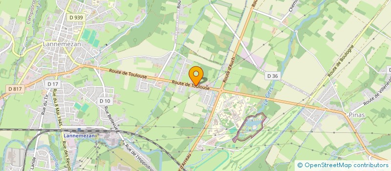 localisation de l'entreprise VULKIN  LANNEMEZAN