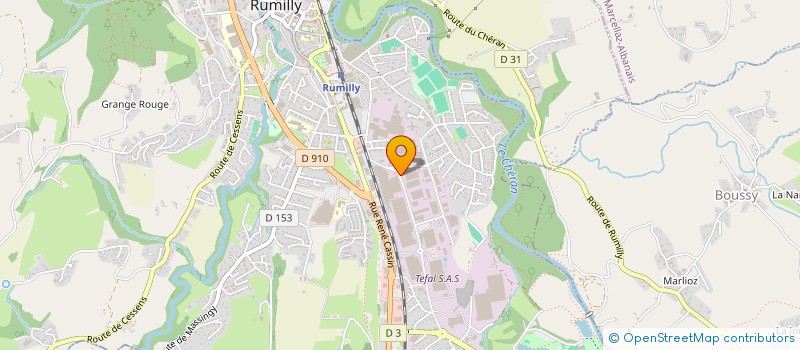 localisation de l'entreprise VULLI  RUMILLY