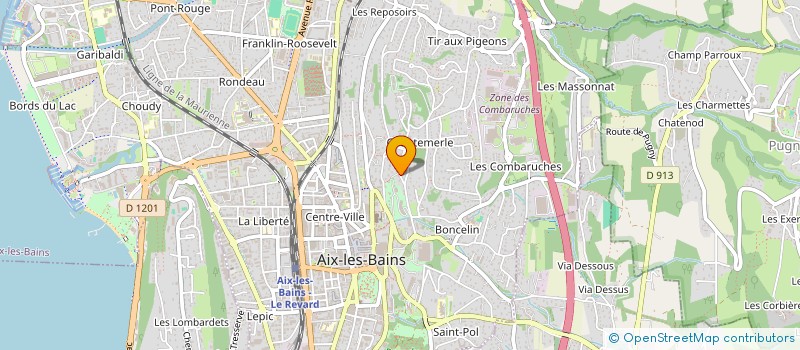 localisation de l'entreprise VULLIERME INTERNATIONAL  AIX-LES-BAINS