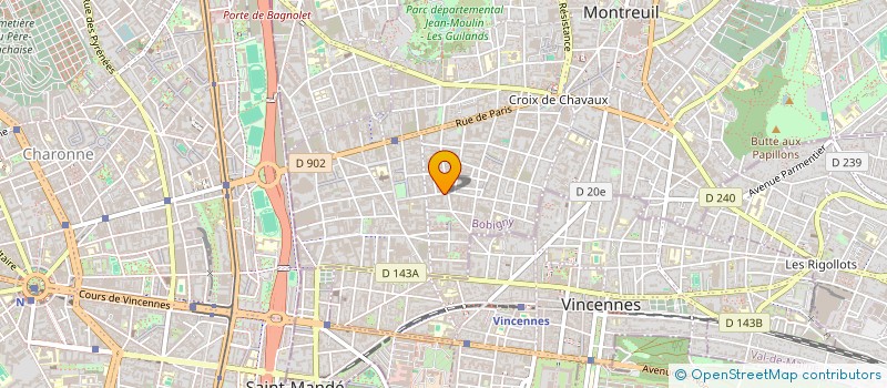 localisation de l'entreprise VULPES CAPITAL  MONTREUIL