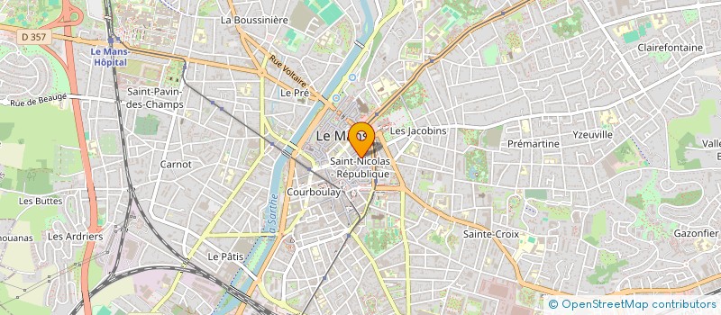 localisation de l'entreprise VULPIN  LE MANS