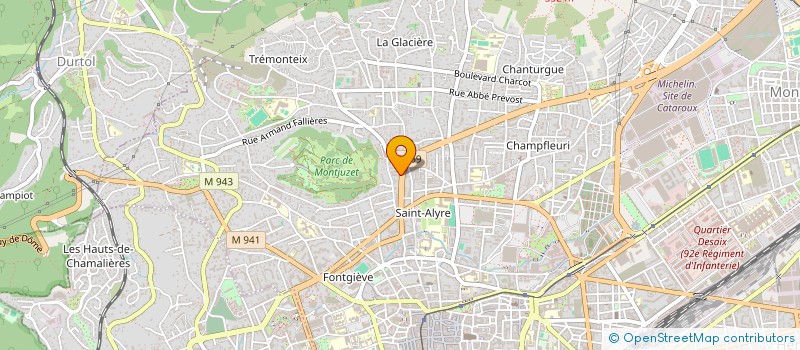 localisation de l'entreprise VULTEK  CLERMONT-FERRAND