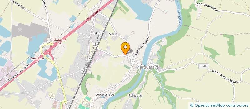 localisation de l'entreprise VUMAR  MARQUEFAVE