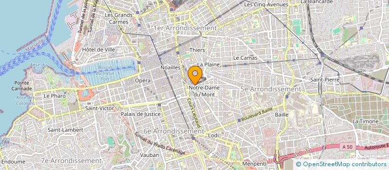 localisation de l'entreprise VUONGFAM à MARSEILLE 6EME
