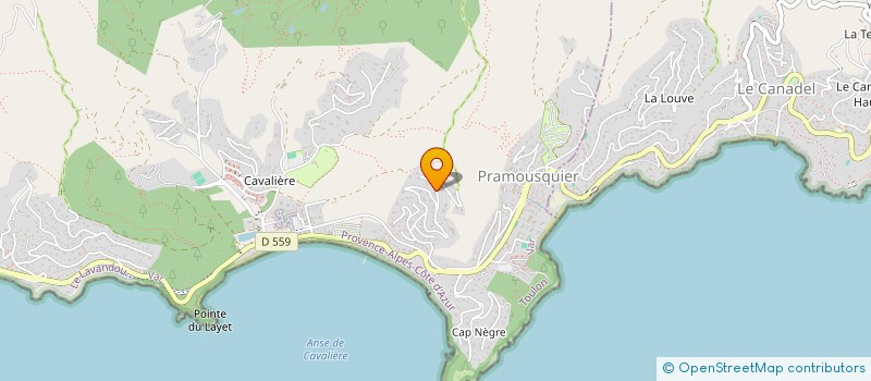 localisation de l'entreprise VUPHAM à LE LAVANDOU
