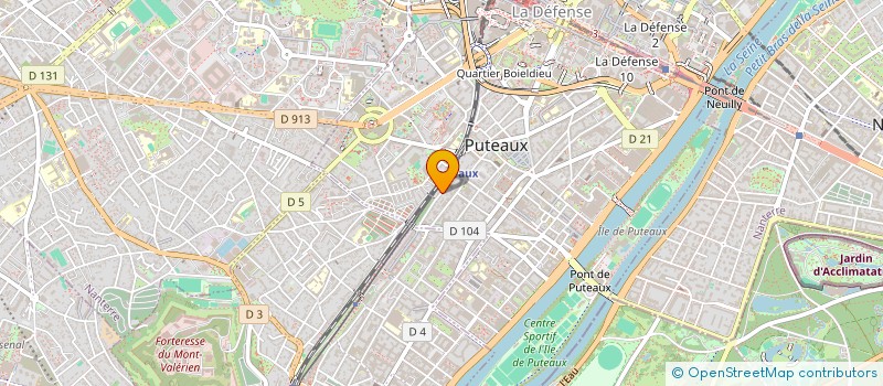 localisation de l'entreprise VUSHOW  PUTEAUX