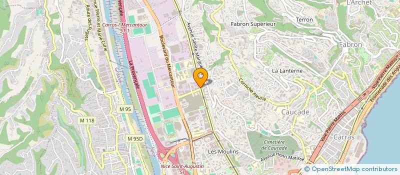 localisation de l'entreprise VUTECH à VILLENEUVE-LOUBET