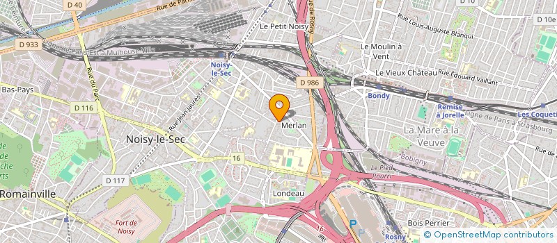 localisation de l'entreprise VUVERT à NOISY-LE-SEC