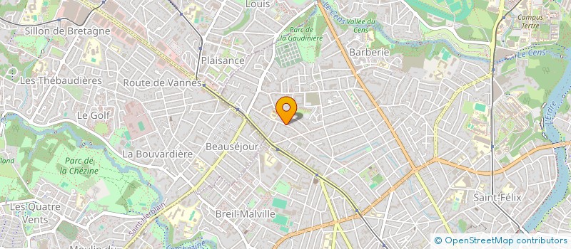 localisation de l'entreprise VV AGENCY à NANTES
