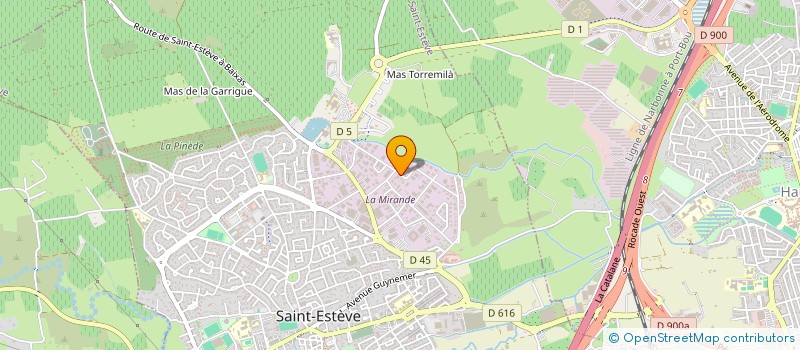 localisation de l'entreprise VV ALEN AUTO  SAINT-ESTEVE