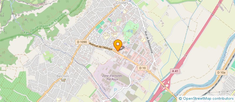 localisation de l'entreprise VV CONCEPT à CROLLES