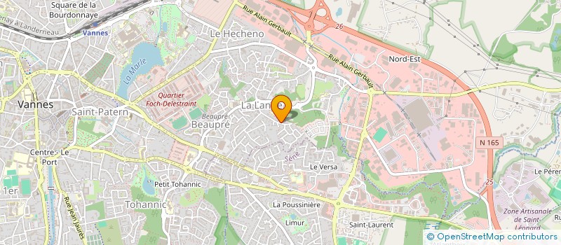 localisation de l'entreprise VV ET COMPAGNIE  VANNES