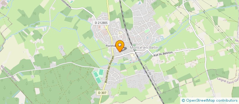 localisation de l'entreprise VV IMMO  MONCE-EN-BELIN