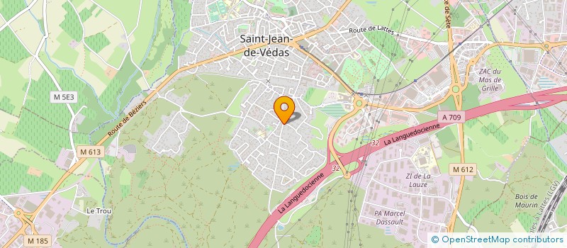 localisation de l'entreprise VV INVEST à SAINT-JEAN-DE-VEDAS