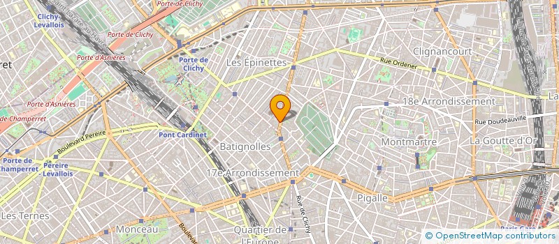 localisation de l'entreprise VV LACKEY ALIMENTATION  PARIS