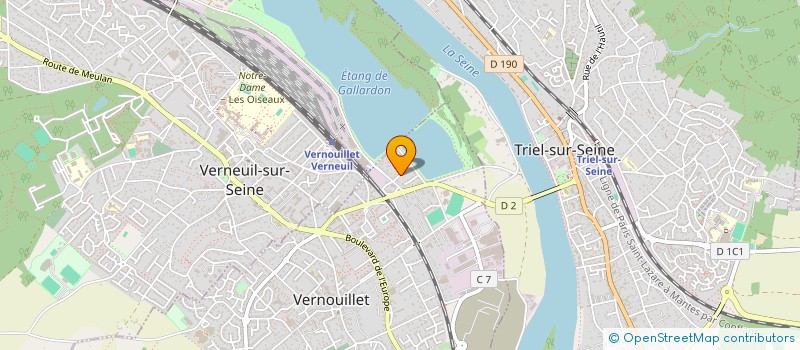 localisation de l'entreprise VV TECHNOLOGY à VERNOUILLET