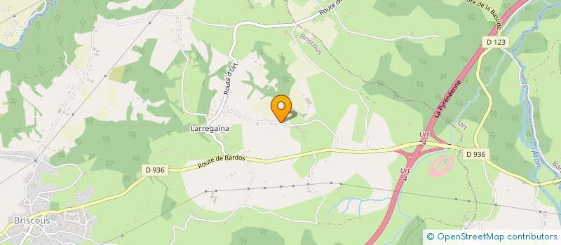 localisation de l'entreprise VV TRANSPORT  SAINT-ANDRE-DE-SEIGNANX