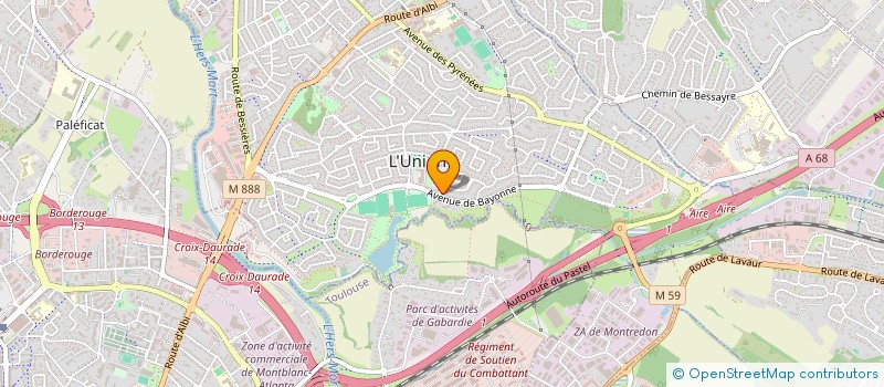 localisation de l'entreprise VV31 O MILLE VOEUX à L'UNION