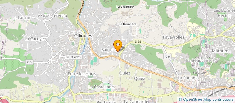 localisation de l'entreprise VVB DIAG IMMO  OLLIOULES