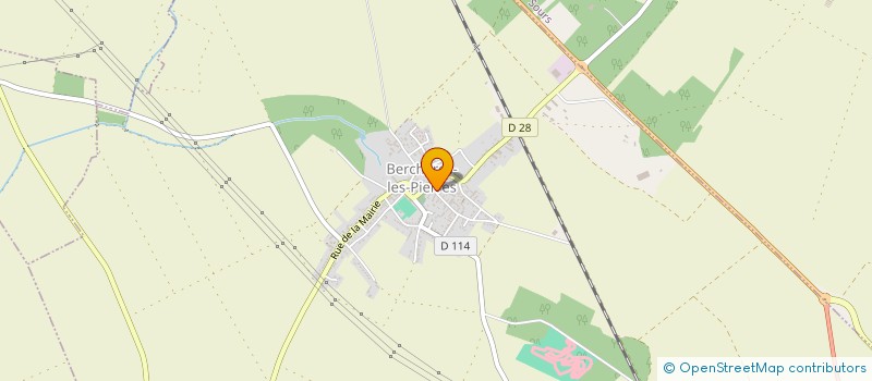 localisation de l'entreprise VVB EXPLOITATION à BERCHERES-LES-PIERRES
