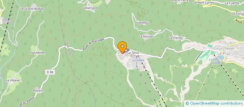 localisation de l'entreprise VVE CHEDAL ANGLAY ET FILS à COURCHEVEL