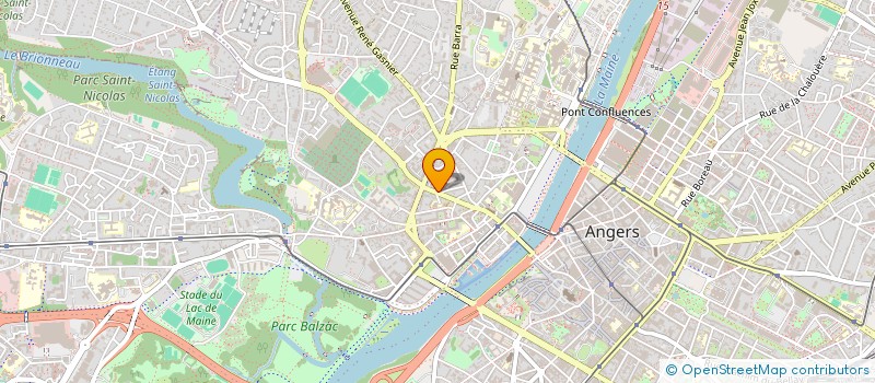 localisation de l'entreprise VVE CHRETIEN ET FILS à ANGERS