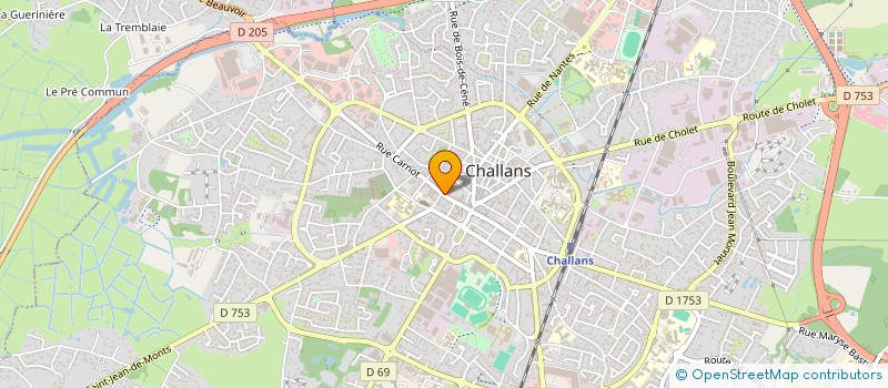 localisation de l'entreprise VVE JOLLY M T ET SES ENFANTS à CHALLANS
