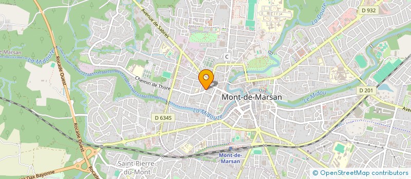 localisation de l'entreprise VVE LASSALLE ET FILS à MONT-DE-MARSAN