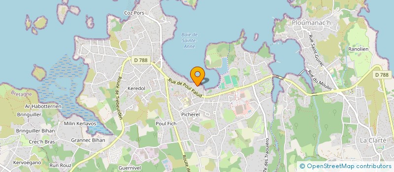 localisation de l'entreprise VVG  TREGASTEL