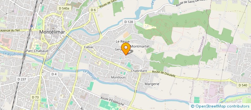 localisation de l'entreprise VVJA1  MONTELIMAR