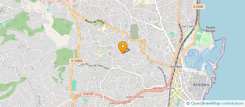 localisation de l'entreprise VVJE ET ASSOCIES à ANTIBES