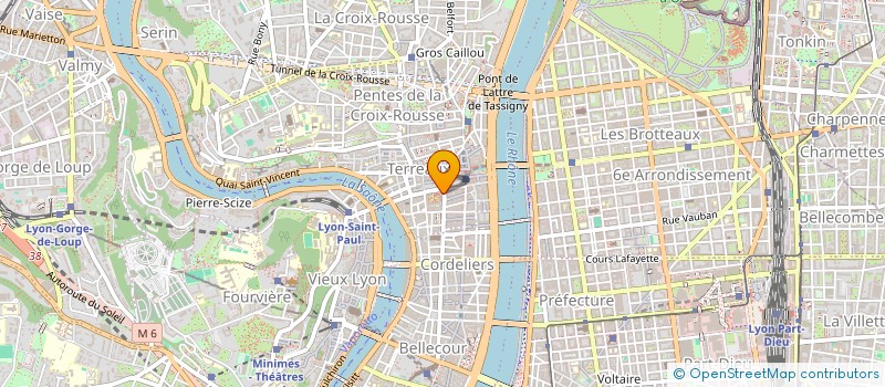 localisation de l'entreprise VVLM à LYON 1ER