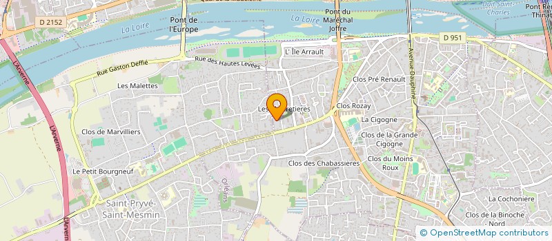 localisation de l'entreprise VVMS PROD à ORLEANS