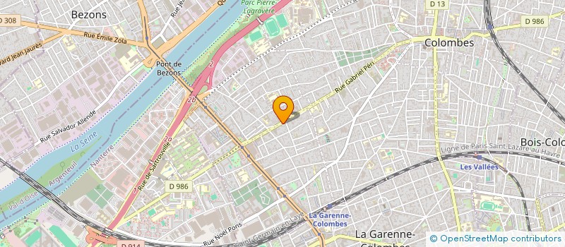 localisation de l'entreprise VVS 2 à COLOMBES
