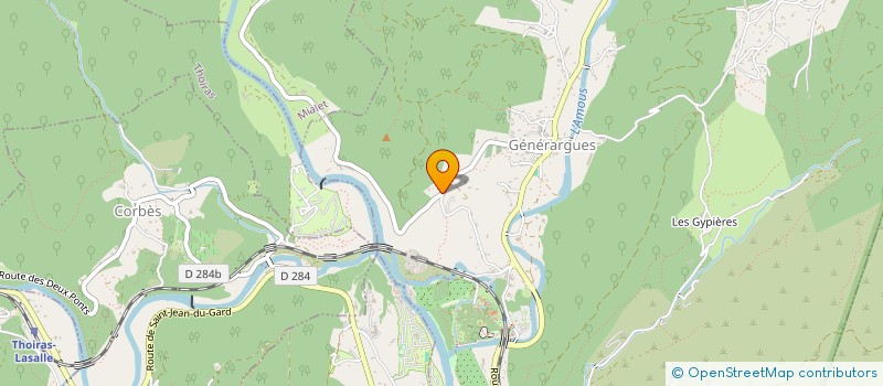 localisation de l'entreprise VVS à GENERARGUES