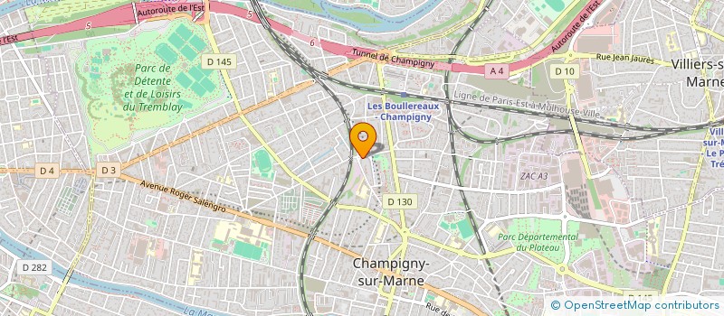 localisation de l'entreprise VVS CARS à CHAMPIGNY-SUR-MARNE